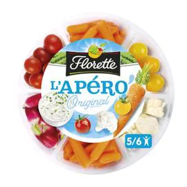 FLORETTE Plateau apéro de légumes + 2 sauces 600g