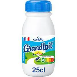 CANDIA Grandlait - Lait demi écrémé 250ml