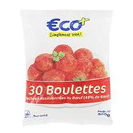 ECO+ Boulette de boeuf 900g