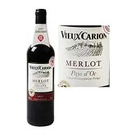 MARQUE REPÈRE, VIEUX CARION Vin rouge Pays d'Oc Merlot IGP 75cl