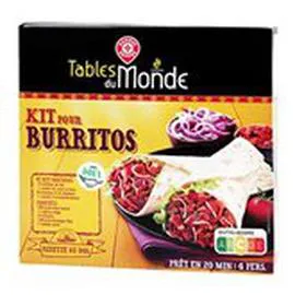 MARQUE REPÈRE, TABLES DU MONDE Kit pour Burritos 510g