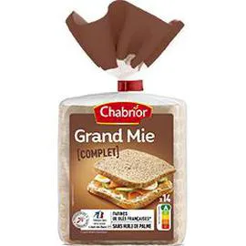 CHABRIOR Pain Grand Mie complet 550g