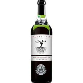 NOS RACINES Vin Blaye Côtes de Bordeaux rouge Bio AOP 75cl