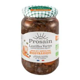 PROSAIN Lentilles Vertes Cuisinées aux Petits Légumes Demeter Bio 330g