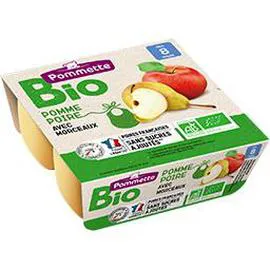 POMMETTE BIO Purée pomme poire BIO, dès 8 mois 400g