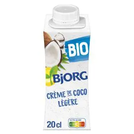 BJORG Crème de coco légère bio 200ml