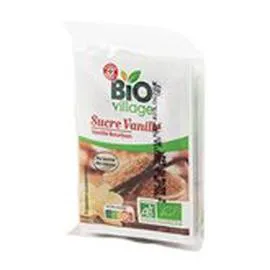 MARQUE REPÈRE, BIO VILLAGE Sucre vanillé Bio 6x7,5g