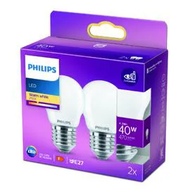 PHILIPS Ampoule LED E27 40W x2