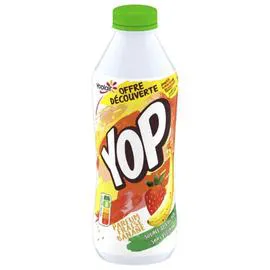 YOPLAIT, YOP Yaourt à boire Fraise/banane 850g