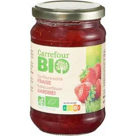 CARREFOUR BIO Confiture bio fraises 360g