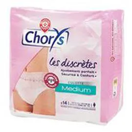 MARQUE REPÈRE, CHORYS Culotte absorbante Plus médium - x14 x14