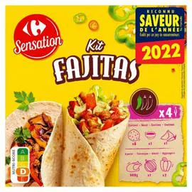 CARREFOUR SENSATION Kit Fajitas 505g