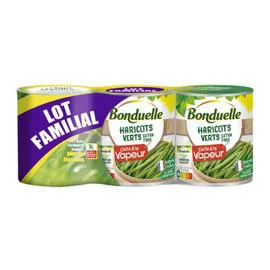 BONDUELLE Haricots verts Extra croquants 3x440g