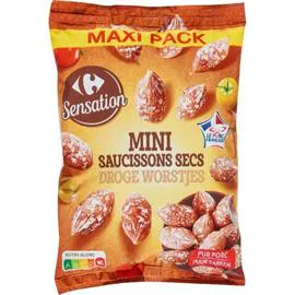 CARREFOUR SENSATION Mini saucissons secs 200g