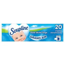 SOUPLINE Lingettes Assouplissantes Sèche Linge x20