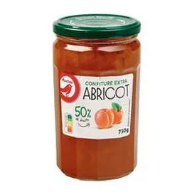 AUCHAN Confiture extra d'abricots 730g