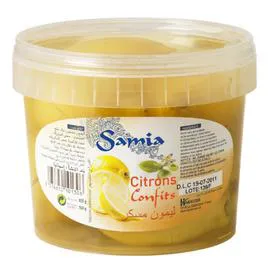 SAMIA Fruits confits citrons 820g