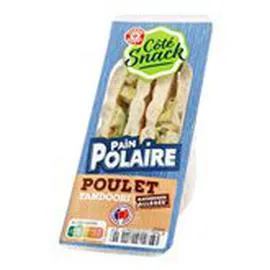 MARQUE REPÈRE, CÔTÉ SNACK Sandwich polaire Plat à l'indienne 135g