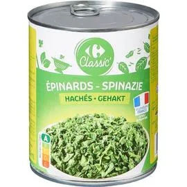 CARREFOUR CLASSIC' Epinards hachés 795g