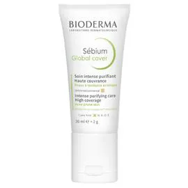 BIODERMA Crème visage soin purifiant Global Cover 30ml