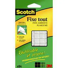 3M, SCOTCH Fixetout pâte adhésive ® x84 pastilles l'unité
