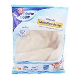 MARQUE REPÈRE, PÊCHE OCÉAN Filets de merlu MSC 800g