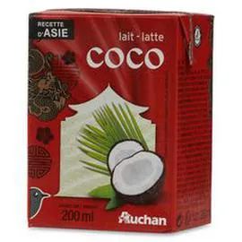 AUCHAN Lait de coco 200ml