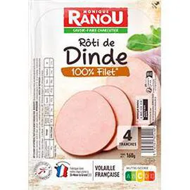 MONIQUE RANOU Rôti de dinde 100% filet 160g