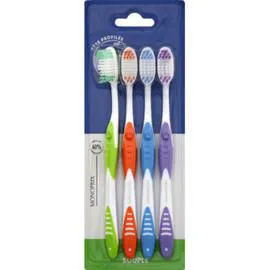 MONOPRIX Brosse à dents souple x4 l'unité