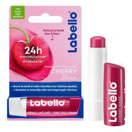 LABELLO Stick soin des lèvres hydratant Huiles naturelles Cerise 5g