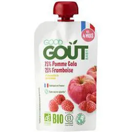 GOOD GOÛT Pomme Framboise Bio - Gourde 120g