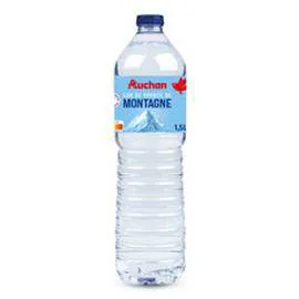 AUCHAN Eau de source de montagne 1,5l