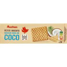 AUCHAN Biscuits cuillers dégustation aux Oeufs frais, sachets fraîcheur 150g