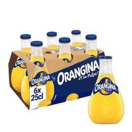 ORANGINA Soda à l'orange 6x25cl