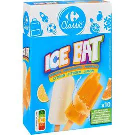 CARREFOUR CLASSIC' Glace à l'eau orange et citron 415g