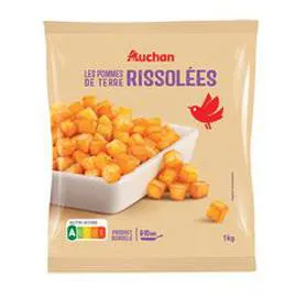 AUCHAN Pommes de terre rissolées 1kg