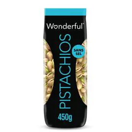 WONDERFUL Pistaches grillées sans sel 450g