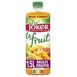 JOKER Jus multifruits sans sucres ajoutés 1,5l