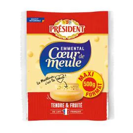 PRÉSIDENT Emmental Tendre Et Fruité 500g