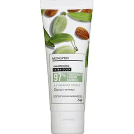 MONOPRIX Shampooing extra doux à l'amande douce 75ml