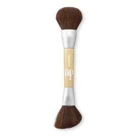 MONOPRIX MAKE-UP ACCESSOIRES Pinceau en bois duo poudre & blush x1 l'unité