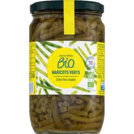 MONOPRIX BIO Haricots verts extra-fins coupés bio 360g