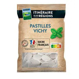 ITINÉRAIRE DES SAVEURS Pastilles du Bassin de Vichy à l'arôme naturel de menthe 230g