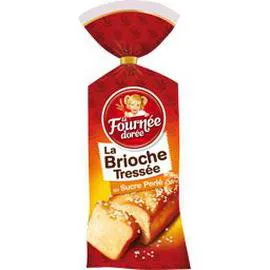 LA FOURNÉE DORÉE Brioche Tressée au sucre 400g