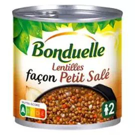 BONDUELLE Lentilles façon petit salé 400g