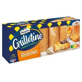 BRIOCHE PASQUIER, GRILLETINE Biscottes briochée 255g