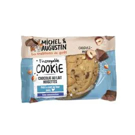 MICHEL & AUGUSTIN Cookie au gros éclats de chocolat au lait et noisettes 70g