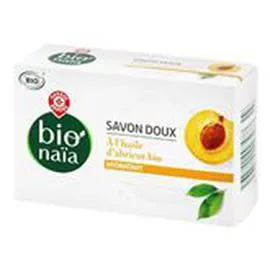 MARQUE REPÈRE, BIONAÏA Savon solide Abricot bio 100g