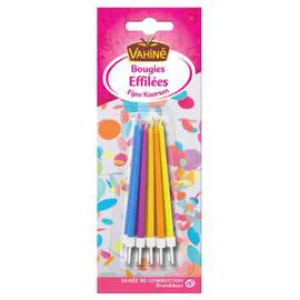 VAHINÉ Bougies effilées x10