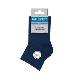 BLEUFORÊT Socquettes Finesse Perfection Marine TU l'unité